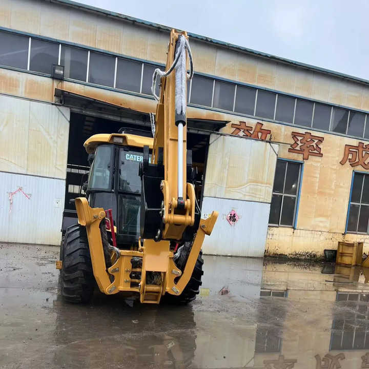 Колёсный погрузчик Used Wheel Loader CAT420F Caterpillar 420F Construction Machinery Mini Wheel Skid Steer Loader in Stock: фото 6