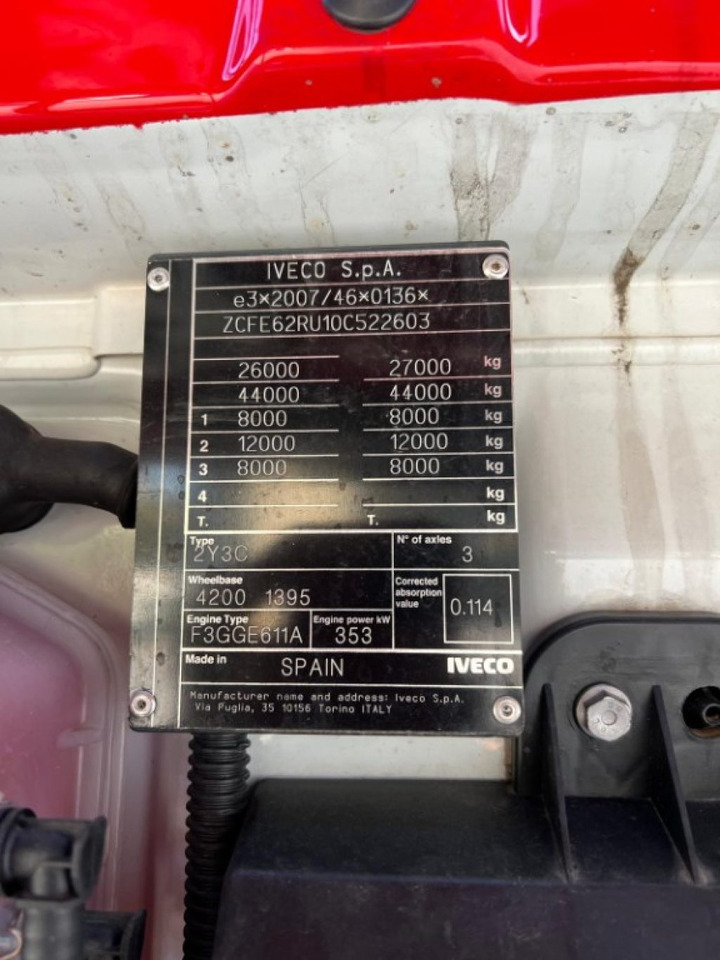 IVECO X-WAY AD260 NUOVO TARGATO SCARRABILE в лизинг IVECO X-WAY AD260 NUOVO TARGATO SCARRABILE: фото 7