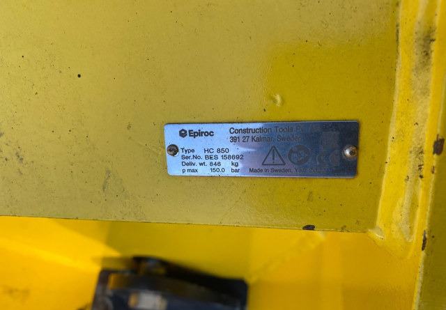 Atlas Copco HC 850 - Виброплита, Навесное оборудование: фото 4 Atlas Copco HC 850 - Виброплита, Навесное оборудование: фото 4