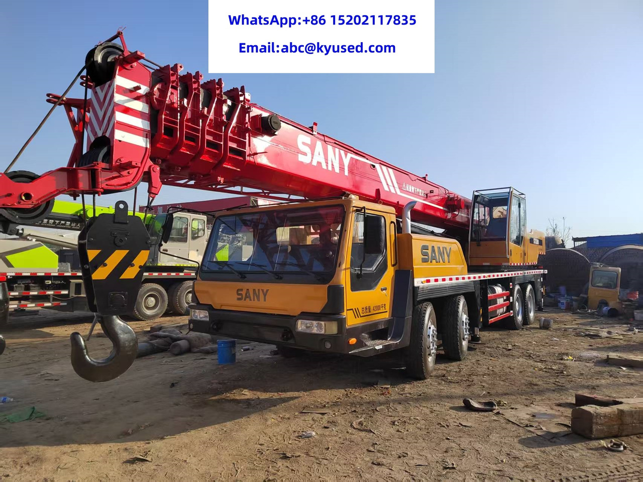 SANY STC500 STC750 STC800 STC250 25T 50T 75T 80TON CRANE - Мобильный кран: фото 2 SANY STC500 STC750 STC800 STC250 25T 50T 75T 80TON CRANE - Мобильный кран: фото 2