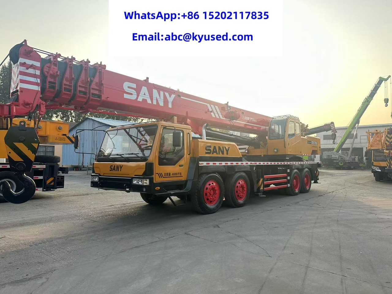 SANY STC750 STC800 STC900 STC1000 STC1100 STC1300 75T 80T 90T 100T 110T 130TON - Мобильный кран: фото 1 SANY STC750 STC800 STC900 STC1000 STC1100 STC1300 75T 80T 90T 100T 110T 130TON - Мобильный кран: фото 1