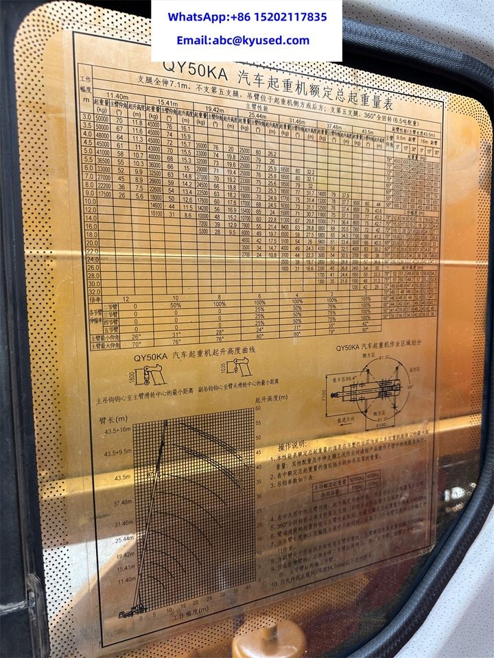 XCMG QY50KA QY50KC XCT50 QY50K QY70KA QY70KC QY70K XCT70 XCT25 QY25K5C 25TON 50TON 30TON 70TON 80TON в лизинг XCMG QY50KA QY50KC XCT50 QY50K QY70KA QY70KC QY70K XCT70 XCT25 QY25K5C 25TON 50TON 30TON 70TON 80TON: фото 11