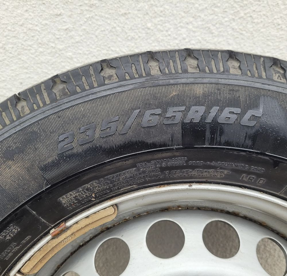 ZAPAS KOLO SPRINTER CRAFTER 235/65 R16C GOODYEAR - Колесо для Фургонов: фото 5 ZAPAS KOLO SPRINTER CRAFTER 235/65 R16C GOODYEAR - Колесо для Фургонов: фото 5