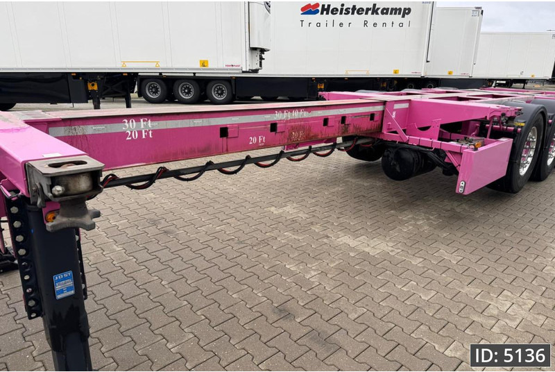 Broshuis 3UCC-39/45 Multi / 2x Extandable / 2x Lift Axle - Полуприцеп-контейнеровоз/ Сменный кузов: фото 2 Broshuis 3UCC-39/45 Multi / 2x Extandable / 2x Lift Axle - Полуприцеп-контейнеровоз/ Сменный кузов: фото 2