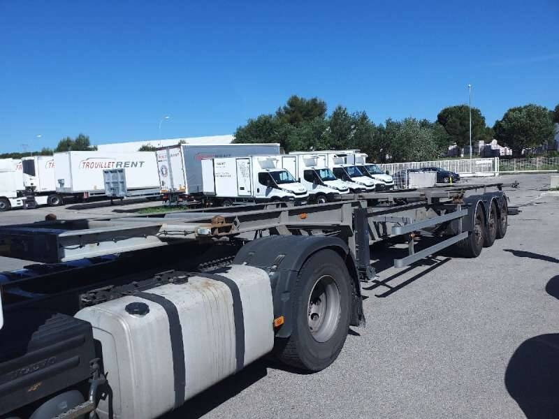 Semi-remorque 3 Essieux 38 TONNES CHARIOT COULISSANT - Полуприцеп-контейнеровоз/ Сменный кузов: фото 3 Semi-remorque 3 Essieux 38 TONNES CHARIOT COULISSANT - Полуприцеп-контейнеровоз/ Сменный кузов: фото 3