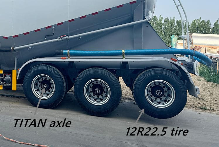 TITAH Bulk Cement Tank Trailer for Slae in Guyana - Полуприцеп-цистерна: фото 4 TITAH Bulk Cement Tank Trailer for Slae in Guyana - Полуприцеп-цистерна: фото 4