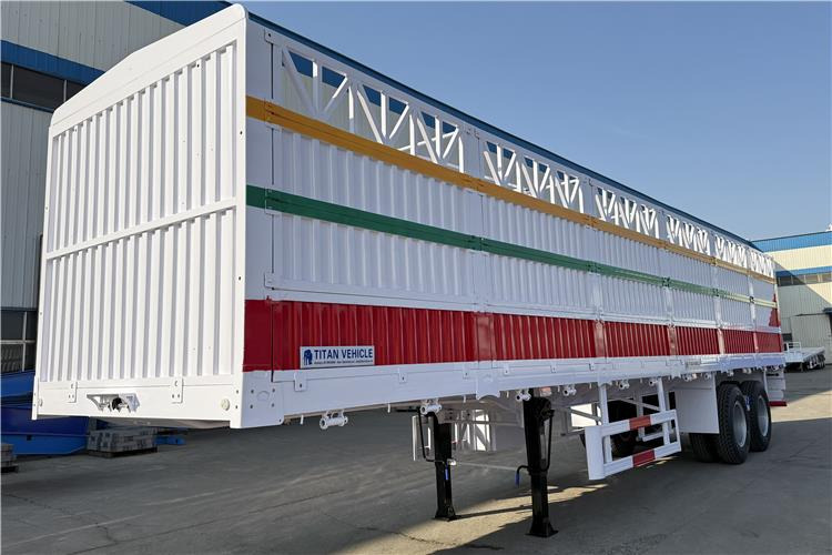 TITAN 2 Axle Fence Cargo Trailer with Bogie Suspension for Sale In Zimbabwe - Полуприцеп для перевозки животных: фото 4 TITAN 2 Axle Fence Cargo Trailer with Bogie Suspension for Sale In Zimbabwe - Полуприцеп для перевозки животных: фото 4