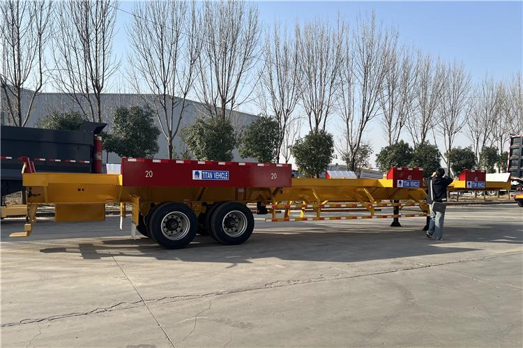 TITAN 20/40FT Terminal Trailer for Sale In Uganda - Полуприцеп-контейнеровоз/ Сменный кузов: фото 4 TITAN 20/40FT Terminal Trailer for Sale In Uganda - Полуприцеп-контейнеровоз/ Сменный кузов: фото 4