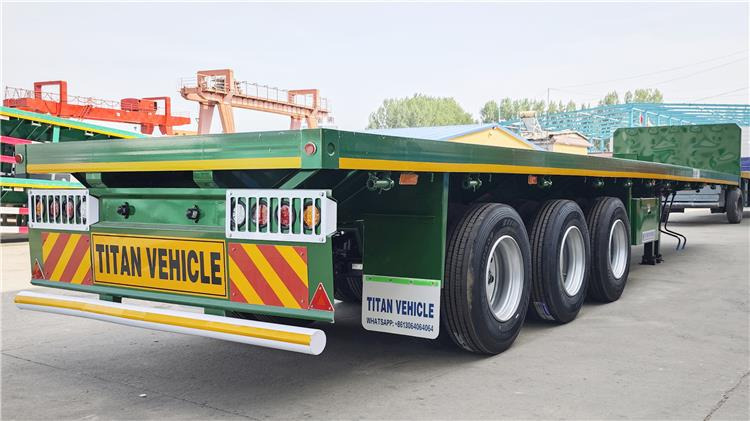 TITAN 2025 New 3 Axle Flatbed Trailer for Sale In Guyana - Шасси полуприцеп: фото 3 TITAN 2025 New 3 Axle Flatbed Trailer for Sale In Guyana - Шасси полуприцеп: фото 3