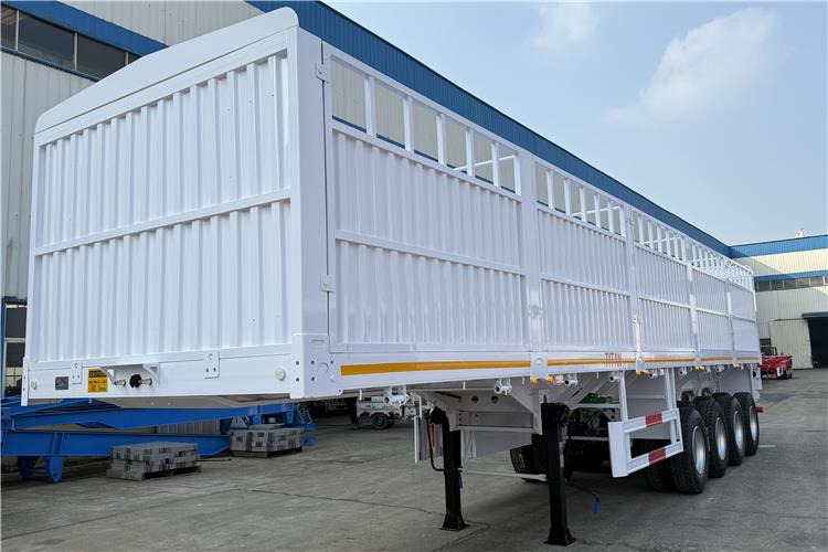 TITAN 4 Axle 80 Ton Fence Cargo Truck Trailer for Sale in Nigeria - Полуприцеп для перевозки животных: фото 4 TITAN 4 Axle 80 Ton Fence Cargo Truck Trailer for Sale in Nigeria - Полуприцеп для перевозки животных: фото 4