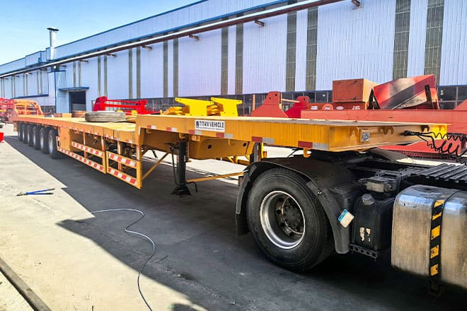 TITAN 6 Axle Extendable Semi Trailer for Sale in Saudi Arabia - Низкорамный полуприцеп: фото 1 TITAN 6 Axle Extendable Semi Trailer for Sale in Saudi Arabia - Низкорамный полуприцеп: фото 1