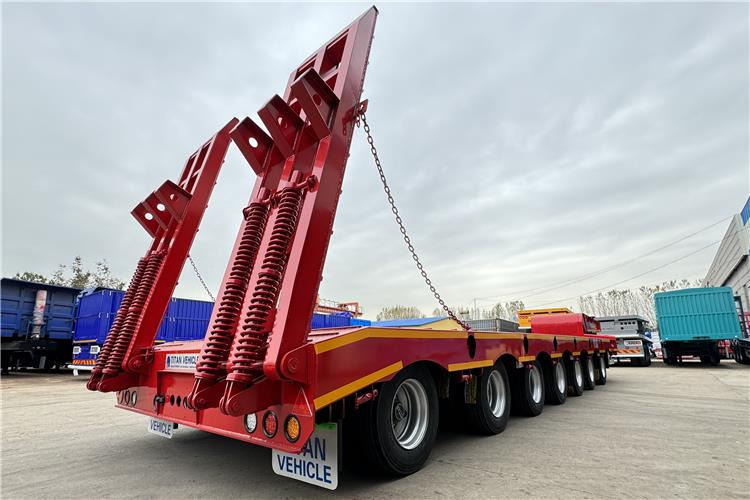 TITAN 7 Axle 120 Ton Lowbed Trailer for Sale In Saudi Arabia - Низкорамный полуприцеп: фото 2 TITAN 7 Axle 120 Ton Lowbed Trailer for Sale In Saudi Arabia - Низкорамный полуприцеп: фото 2