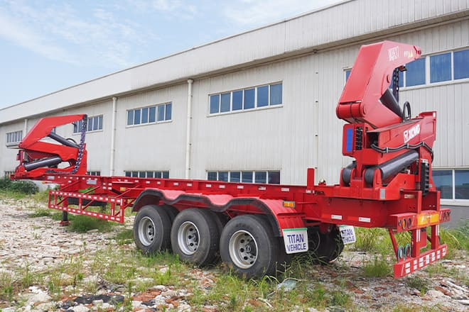 XCMG 20Ft 40Ft Container Side Loader for Sale in Guyana - Полуприцеп-контейнеровоз/ Сменный кузов: фото 1 XCMG 20Ft 40Ft Container Side Loader for Sale in Guyana - Полуприцеп-контейнеровоз/ Сменный кузов: фото 1