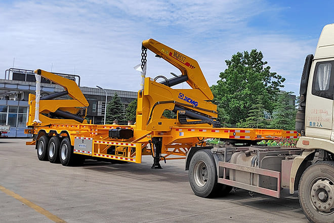 XCMG 40T Container Side Lift Trailer for Sale in Tanzania - Полуприцеп-контейнеровоз/ Сменный кузов: фото 3 XCMG 40T Container Side Lift Trailer for Sale in Tanzania - Полуприцеп-контейнеровоз/ Сменный кузов: фото 3