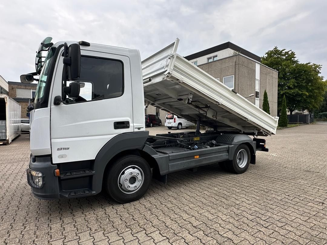 Самосвал, Автоманипулятор Mercedes-Benz Atego 818 4x2 Meiller Dreiseitenkipperer: фото 11
