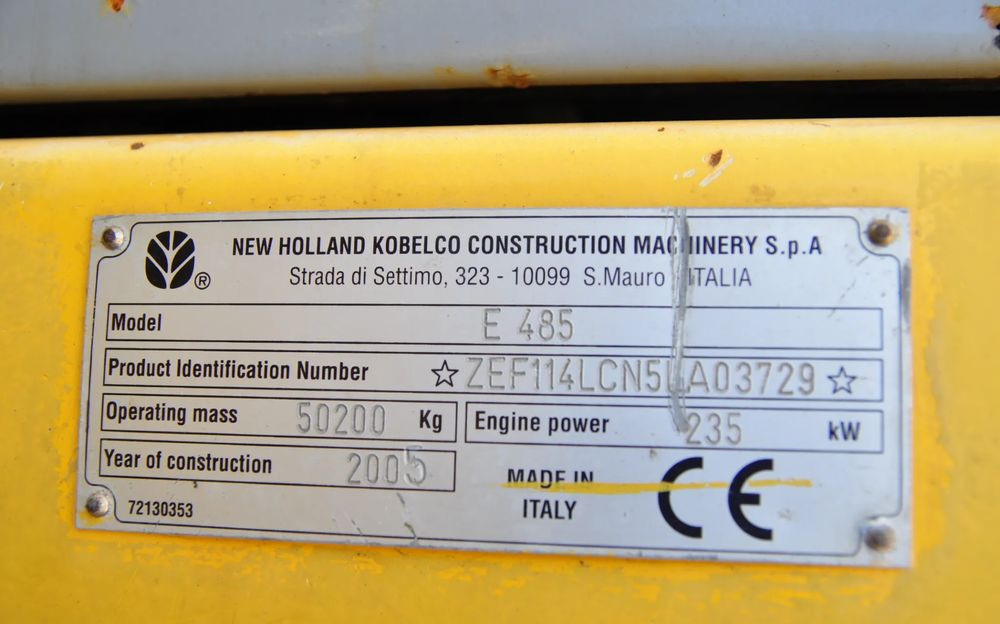 Wieniec łożysko obrotu koparki New Holland E485 - Поворотное кольцо для Строительной техники: фото 3 Wieniec łożysko obrotu koparki New Holland E485 - Поворотное кольцо для Строительной техники: фото 3