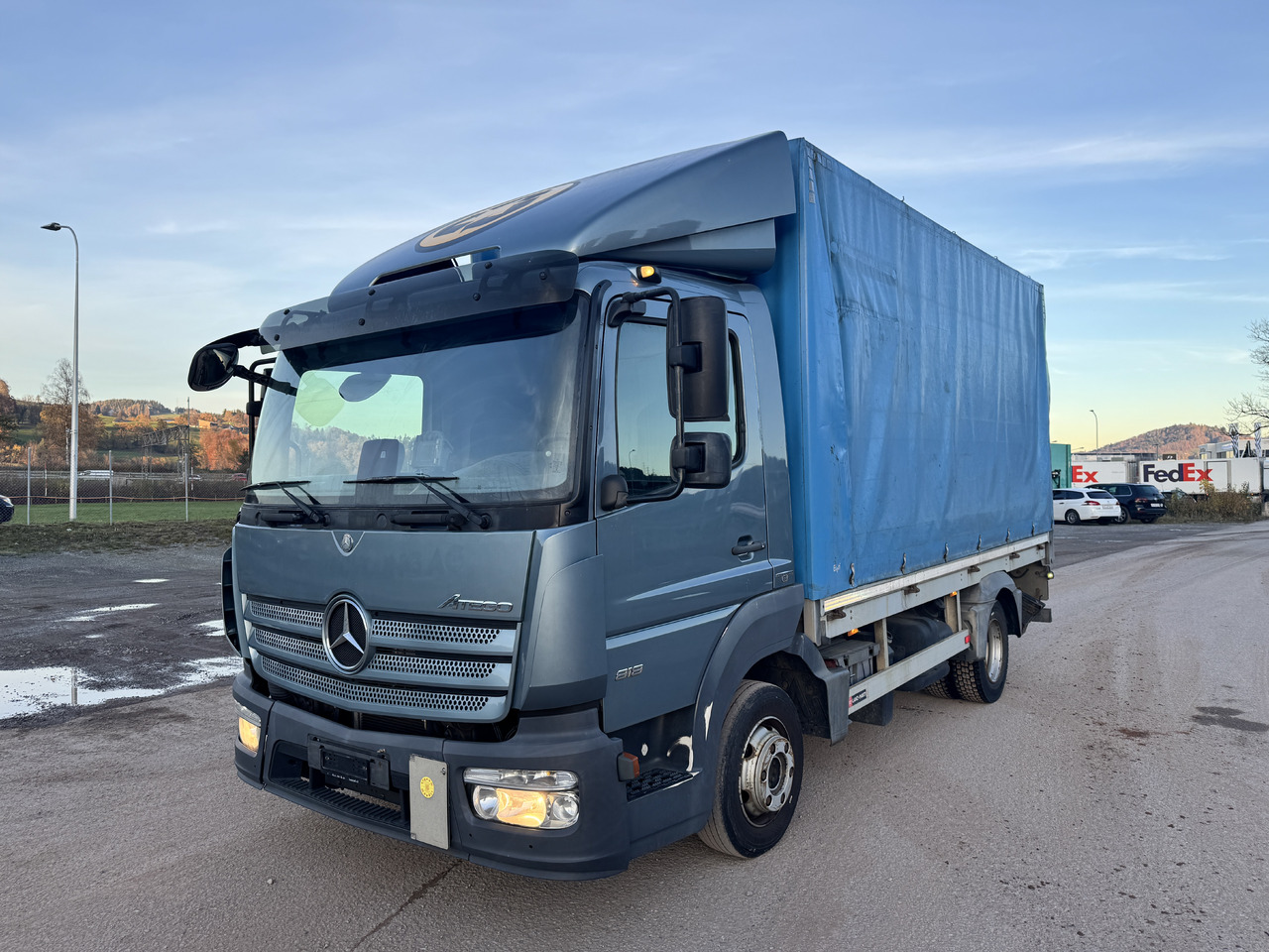 MERCEDES-BENZ Atego 818 - Тентованный грузовик: фото 1 MERCEDES-BENZ Atego 818 - Тентованный грузовик: фото 1