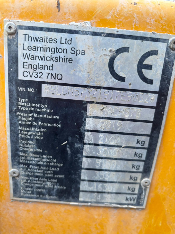 THWAITES MACH 573 в лизинг THWAITES MACH 573: фото 11