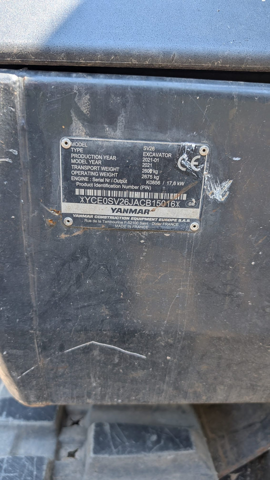 YANMAR SV26 - Мини-экскаватор: фото 5 YANMAR SV26 - Мини-экскаватор: фото 5