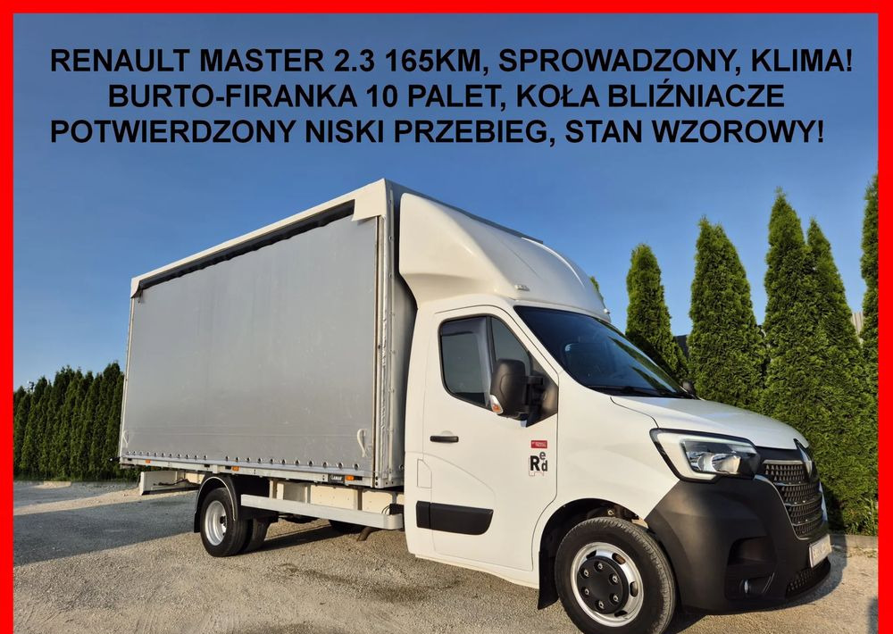 Renault Master 2.3 165KM Burto firanka - Тентованный фургон: фото 1 Renault Master 2.3 165KM Burto firanka - Тентованный фургон: фото 1