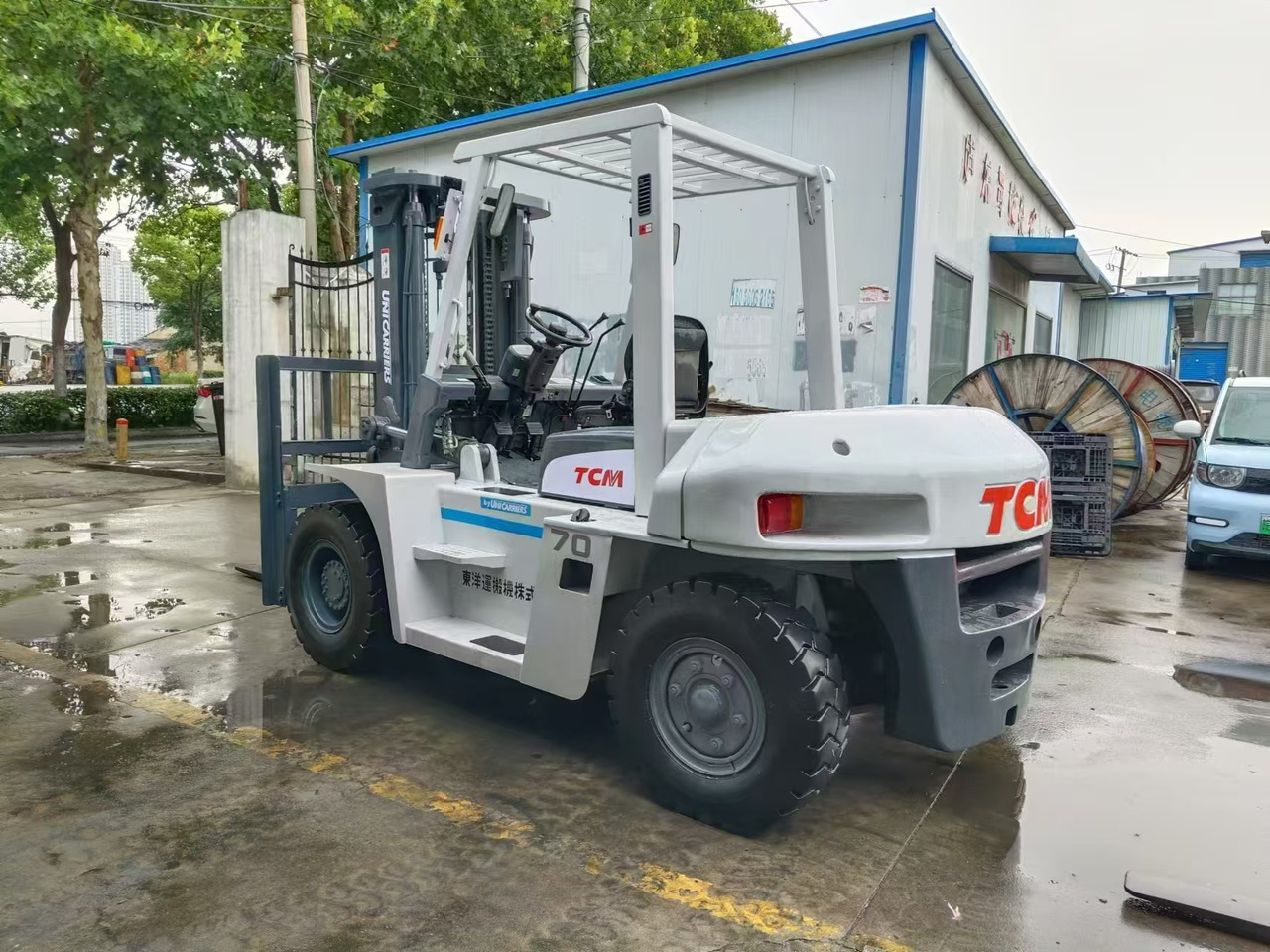 TCM FD70 japan brand 7 ton forklift used Customizable mast clamp side shift - Дизельный погрузчик: фото 2 TCM FD70 japan brand 7 ton forklift used Customizable mast clamp side shift - Дизельный погрузчик: фото 2