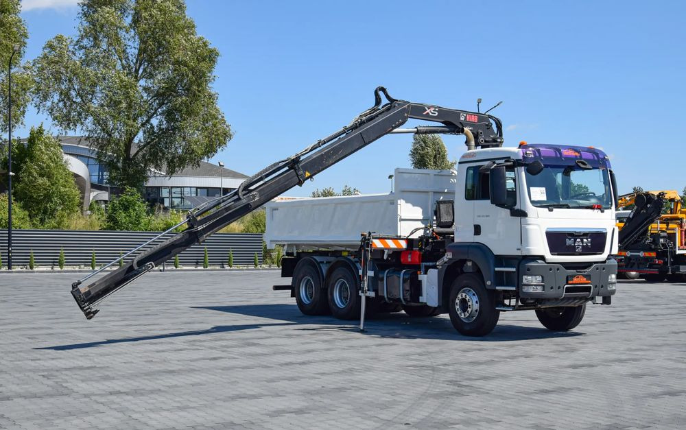 MAN TGS 33.360 / 6x4 / HDS HIAB 122 E-2 HIDUO / STEROWANIE RADIOWE / WYWROTKA / HYDROBURTA / AUTOMAT / KLIMA / TEMPOMAT / KAMERA COFANIA / SPROWADZONY - Самосвал, Автоманипулятор: фото 3 MAN TGS 33.360 / 6x4 / HDS HIAB 122 E-2 HIDUO / STEROWANIE RADIOWE / WYWROTKA / HYDROBURTA / AUTOMAT / KLIMA / TEMPOMAT / KAMERA COFANIA / SPROWADZONY - Самосвал, Автоманипулятор: фото 3