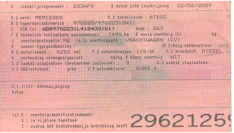 Грузовик бортовой/ Платформа Mercedes-Benz Atego 816: фото 16