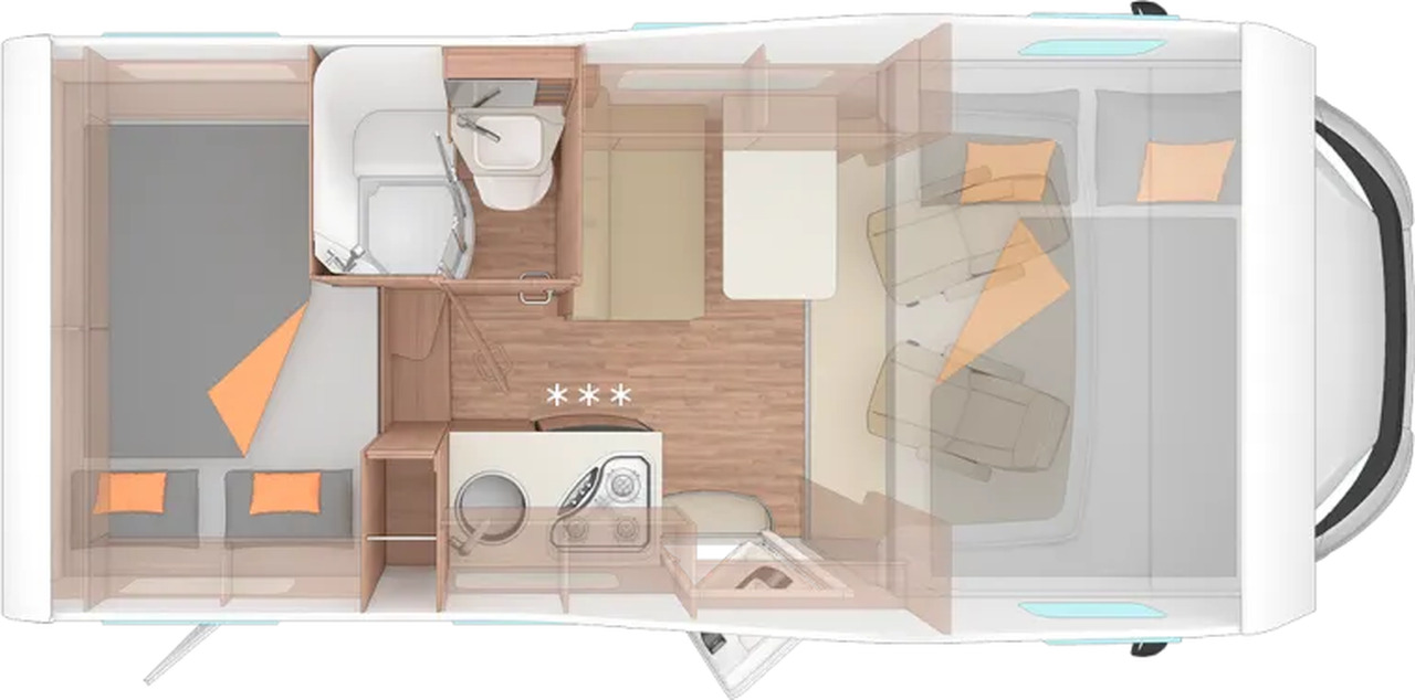 Weinsberg CaraHome 550 MG Markise, AHK, LED - Альковный автодом: фото 2 Weinsberg CaraHome 550 MG Markise, AHK, LED - Альковный автодом: фото 2
