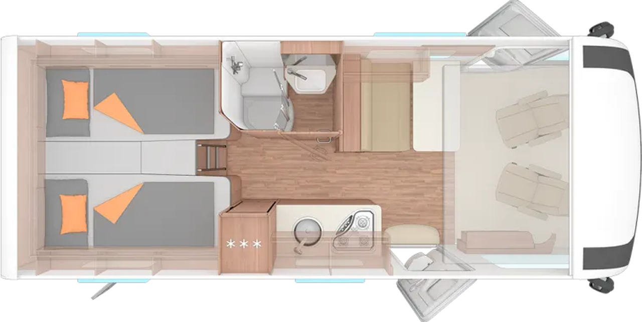 Wohnmobil Weinsberg CaraCore 650 MEG AUGTI Sitze - Интегрированный автодом: фото 2 Wohnmobil Weinsberg CaraCore 650 MEG AUGTI Sitze - Интегрированный автодом: фото 2