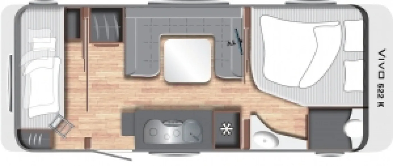 Wohnwagen LMC Vivo 522 K - Прицеп дача: фото 2 Wohnwagen LMC Vivo 522 K - Прицеп дача: фото 2