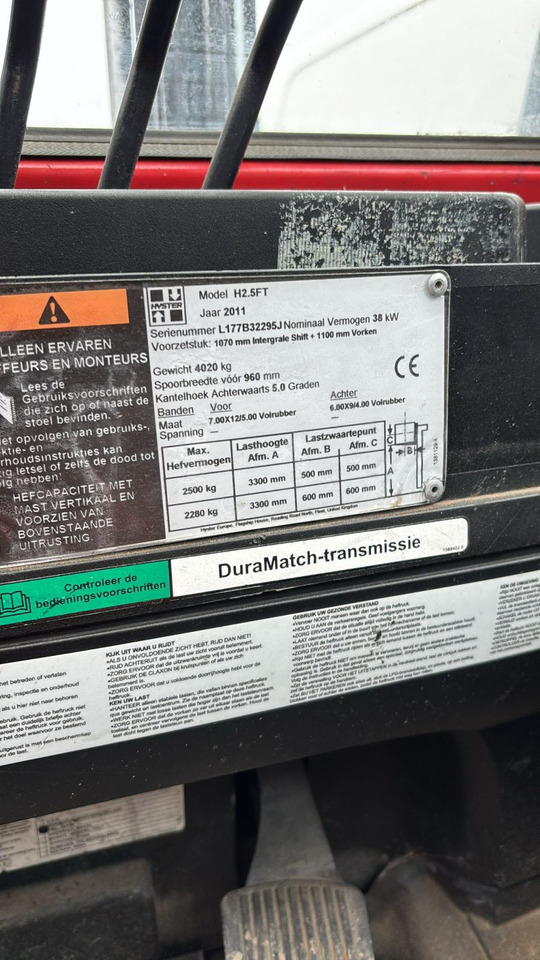 Hyster 2,5 t - Газовый погрузчик: фото 2 Hyster 2,5 t - Газовый погрузчик: фото 2