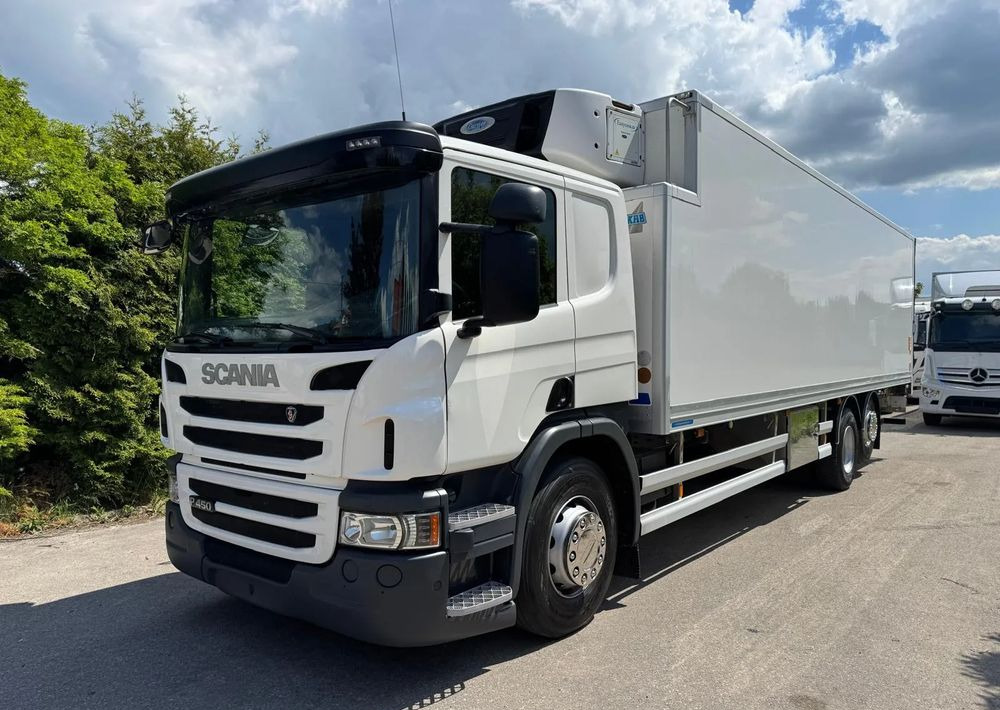 Scania Scania P 450 / CHŁODNIA + WINDA / 23 PALETY / EURO6 / OŚ SKRĘTNA / CARRIER/ ASO - Рефрижератор: фото 4 Scania Scania P 450 / CHŁODNIA + WINDA / 23 PALETY / EURO6 / OŚ SKRĘTNA / CARRIER/ ASO - Рефрижератор: фото 4