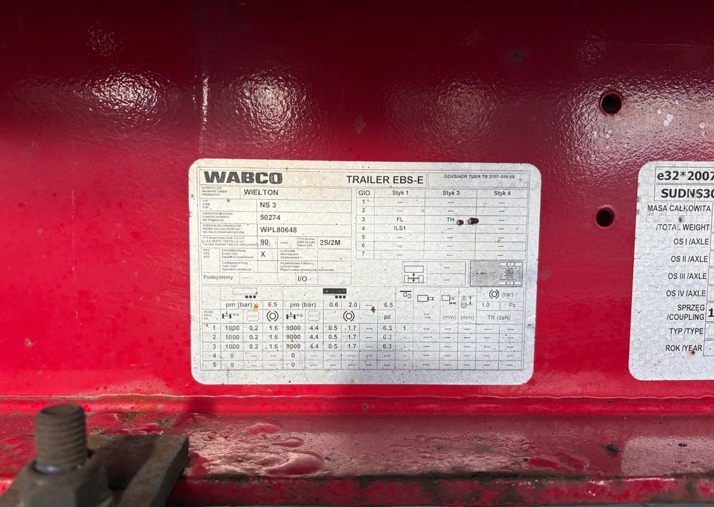 Полуприцеп бортовой/ Платформа Wielton NS3K: фото 15 Полуприцеп бортовой/ Платформа Wielton NS3K: фото 15