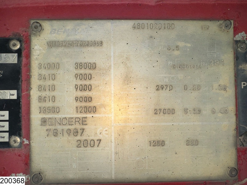 Benalu kipper 53m3 - Самосвальный полуприцеп: фото 4 Benalu kipper 53m3 - Самосвальный полуприцеп: фото 4