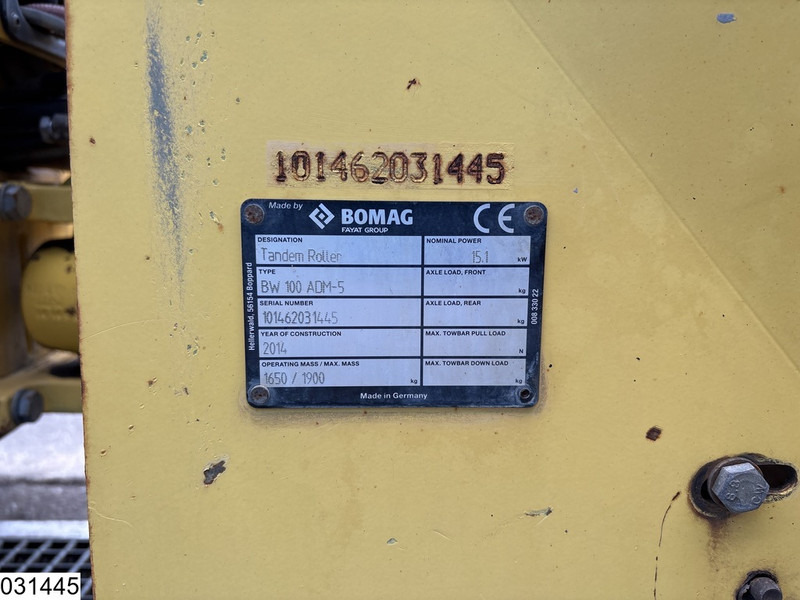 Bomag BW 100ADM-5 15,1KW, 1613h - Каток: фото 5 Bomag BW 100ADM-5 15,1KW, 1613h - Каток: фото 5