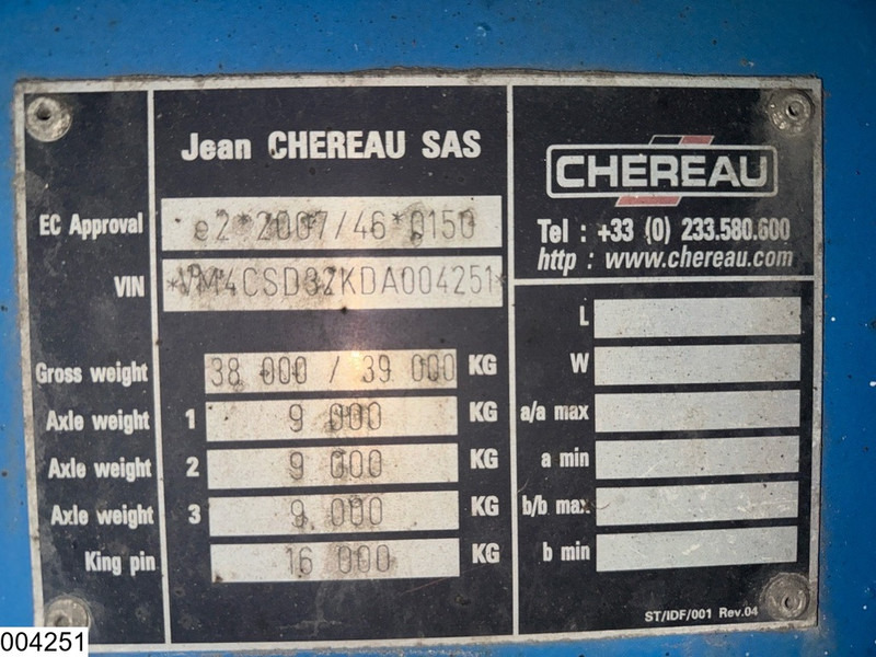 Chereau Koel vries Carrier Vector 1950 Mt - Полуприцеп-рефрижератор: фото 4 Chereau Koel vries Carrier Vector 1950 Mt - Полуприцеп-рефрижератор: фото 4