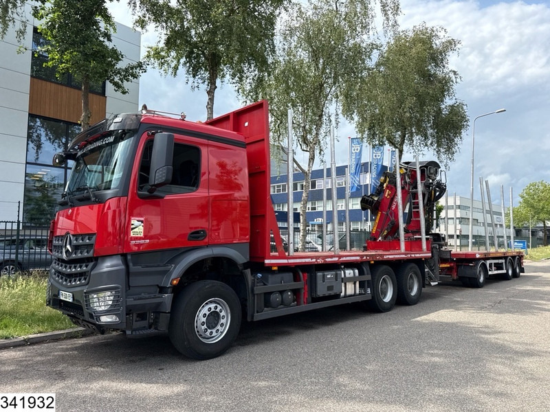 Mercedes-Benz Arocs 3353 6x4, EURO 6, Rertarder, Kesla, Combi - Лесовоз, Автоманипулятор: фото 2 Mercedes-Benz Arocs 3353 6x4, EURO 6, Rertarder, Kesla, Combi - Лесовоз, Автоманипулятор: фото 2