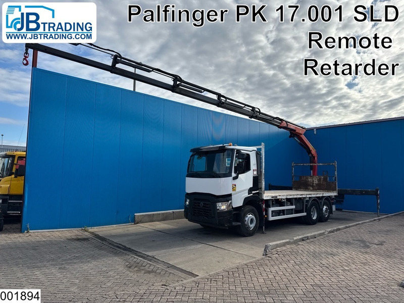Renault C 430 6x2, EURO 6, Retarder, Palfinger, Remote, Steering - Грузовик бортовой/ Платформа, Автоманипулятор: фото 1 Renault C 430 6x2, EURO 6, Retarder, Palfinger, Remote, Steering - Грузовик бортовой/ Платформа, Автоманипулятор: фото 1