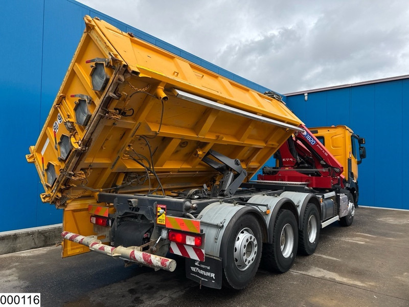 Renault C 430 8x4, EURO 6, HMF, Garnier - Самосвал, Автоманипулятор: фото 2 Renault C 430 8x4, EURO 6, HMF, Garnier - Самосвал, Автоманипулятор: фото 2