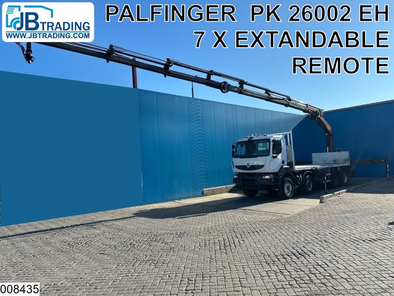 Renault Kerax 430 Dxi 8x4, EURO 5, Palfinger, Remote, Steel suspenion - Грузовик бортовой/ Платформа, Автоманипулятор: фото 1 Renault Kerax 430 Dxi 8x4, EURO 5, Palfinger, Remote, Steel suspenion - Грузовик бортовой/ Платформа, Автоманипулятор: фото 1