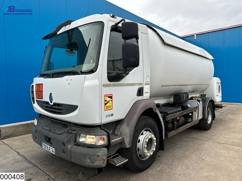 Renault Midlum 220 15985 Liter, LPG GPL, Gastank, Steel suspension - Грузовик-цистерна: фото 1 Renault Midlum 220 15985 Liter, LPG GPL, Gastank, Steel suspension - Грузовик-цистерна: фото 1