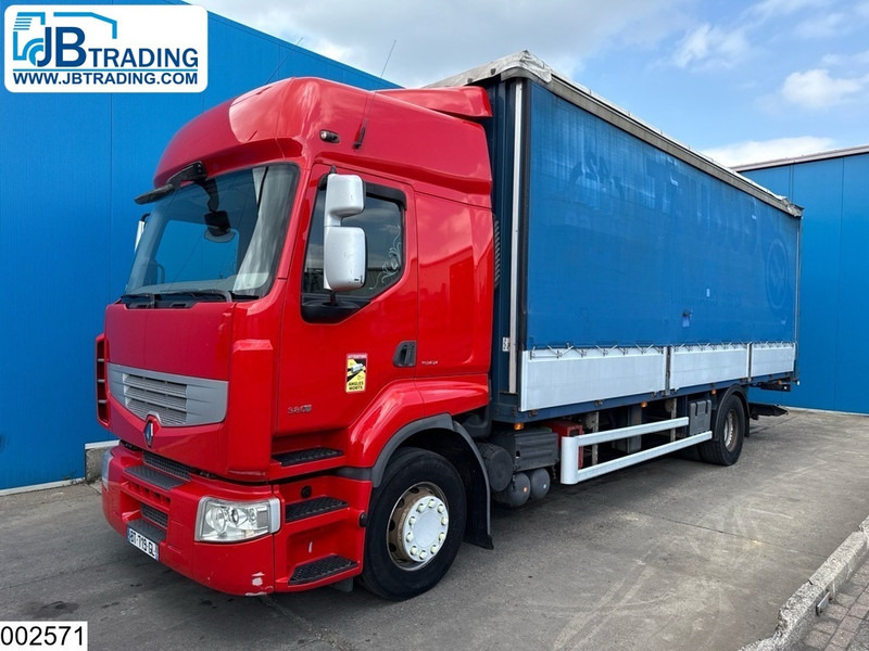 Renault Premium 380 Dxi EURO 5, Palfinger, PTO - Тентованный грузовик: фото 1 Renault Premium 380 Dxi EURO 5, Palfinger, PTO - Тентованный грузовик: фото 1