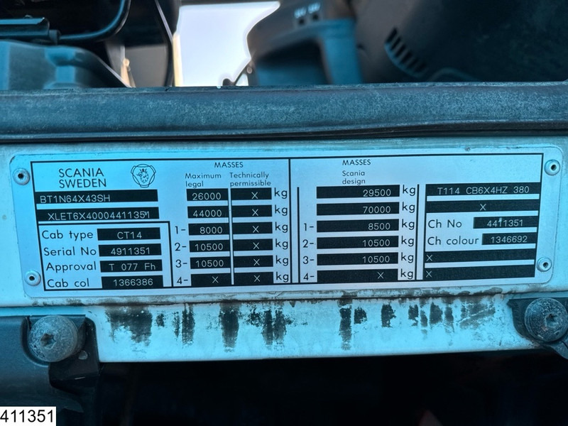 Самосвал Scania 114 380 6X4, EURO 2, Retarder, Manual, Steel Suspension: фото 7 Самосвал Scania 114 380 6X4, EURO 2, Retarder, Manual, Steel Suspension: фото 7