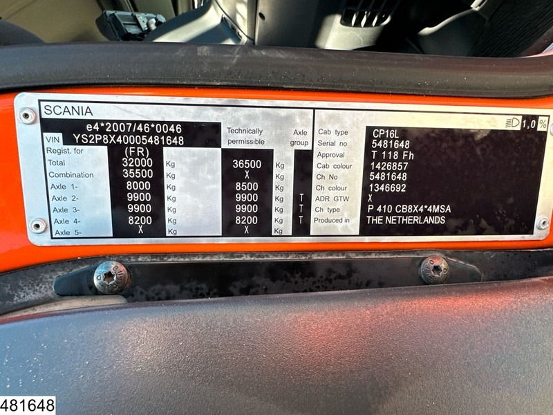 Грузовик бортовой/ Платформа, Автоманипулятор Scania P 410 8x4, EURO 6, HIAB, Remote: фото 9