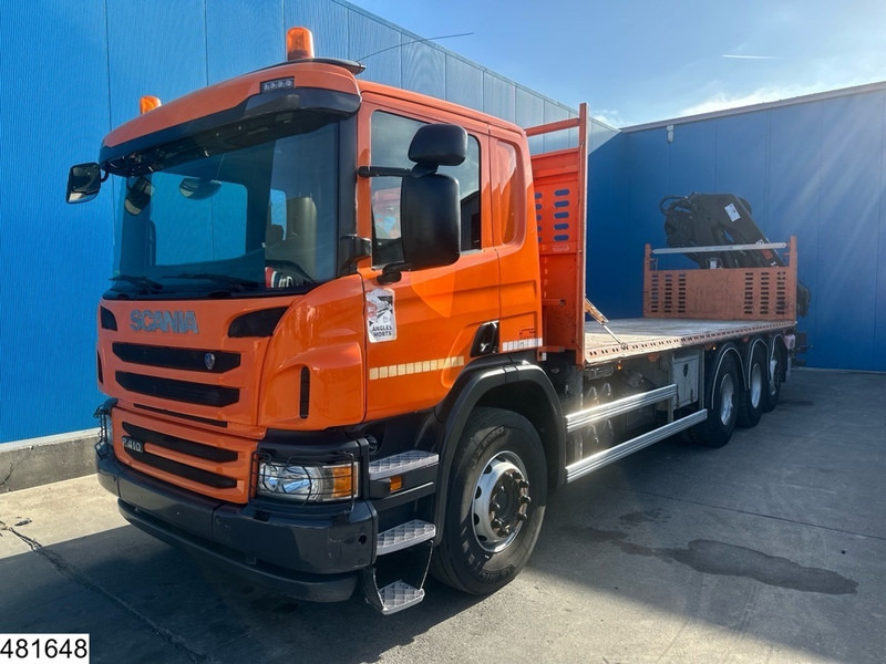 Грузовик бортовой/ Платформа, Автоманипулятор Scania P 410 8x4, EURO 6, HIAB, Remote: фото 14