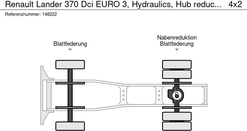 Renault Lander 370 Dci EURO 3, Hydraulics, Hub reduction в лизинг Renault Lander 370 Dci EURO 3, Hydraulics, Hub reduction: фото 15 Renault Lander 370 Dci EURO 3, Hydraulics, Hub reduction в лизинг Renault Lander 370 Dci EURO 3, Hydraulics, Hub reduction: фото 15