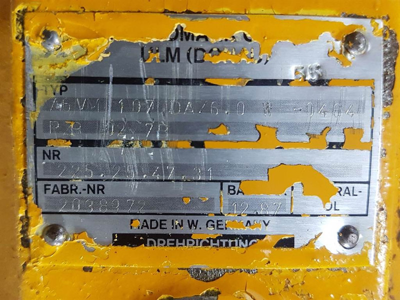 Ahlmann AZ9-Hydromatik A6VM107DA/60W-Drive motor/Fahrmotor - Гидравлика для Строительной техники: фото 5 Ahlmann AZ9-Hydromatik A6VM107DA/60W-Drive motor/Fahrmotor - Гидравлика для Строительной техники: фото 5