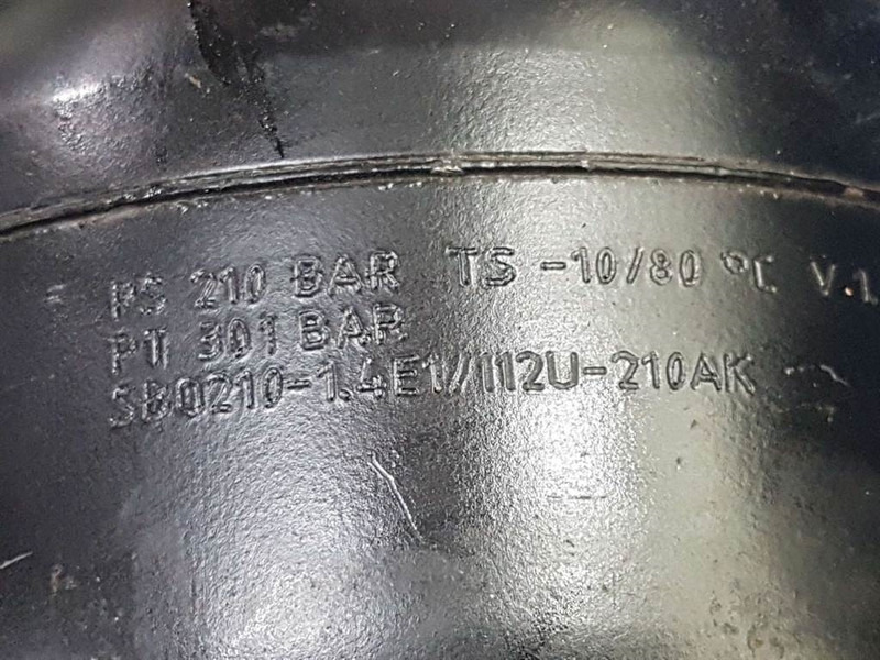 Hydac SBO210-1,4E1/112U-210AK-3041953-Accumulator - Гидравлика для Строительной техники: фото 3 Hydac SBO210-1,4E1/112U-210AK-3041953-Accumulator - Гидравлика для Строительной техники: фото 3