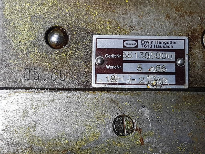 Kramer 312-Hengst 651385800-Valve/Ventile/Ventiel - Гидравлика для Строительной техники: фото 3 Kramer 312-Hengst 651385800-Valve/Ventile/Ventiel - Гидравлика для Строительной техники: фото 3
