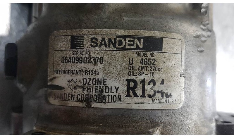 SANDEN U4652 - Compressor/Kompressor/Aircopomp - Компрессор кондиционера для Строительной техники: фото 3 SANDEN U4652 - Compressor/Kompressor/Aircopomp - Компрессор кондиционера для Строительной техники: фото 3